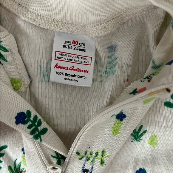 Hanna Andersson zipper pajamas size 6-9 months and 18-24 months - Picture 5 of 7